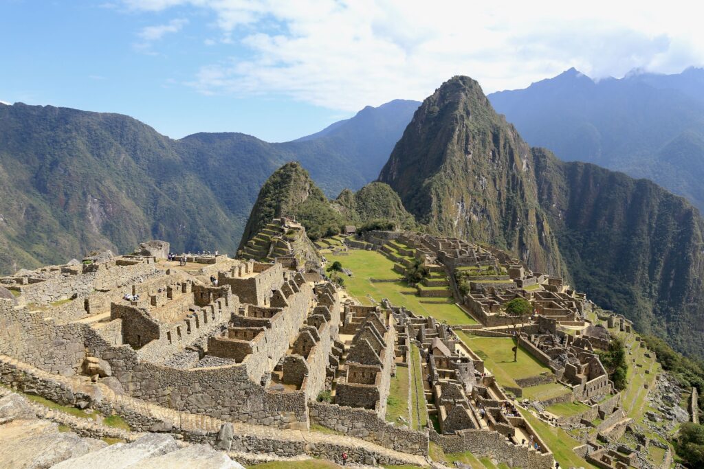 vista do sitio arqueólogico machu picchu